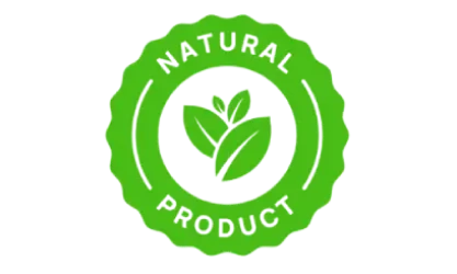 Natural product leaf symbol